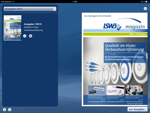 LSWB Magazin App screenshot 2