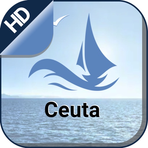 Ceuta boating gps : Nautical offline marine charts for cruising fishing and sailing icon