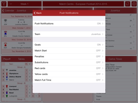 European Football 2015-2016 - Match Centre screenshot 4