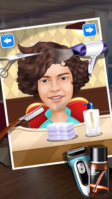 How to cancel & delete Messy Hair Salon - Girls Games for One Direction from iphone & ipad 1