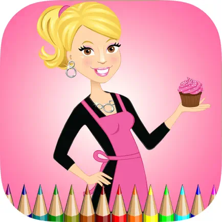 Cupcake Coloring Book HD: Learn to draw and color a cake, free games for children Cheats