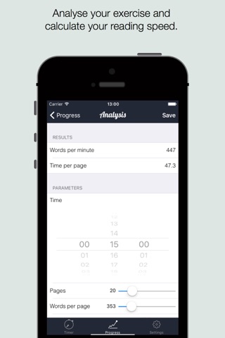 Speedreading Tracker screenshot 2