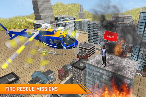 Police Helicopter Rescue Operation screenshot 2