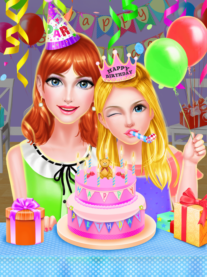 Girls Birthday Party Makeover Salon Game for FREE