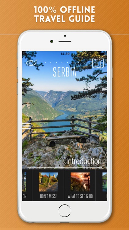 Serbia Travel Guide with Offline City Street Map