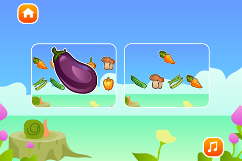 皮皮猴认蔬菜 - 儿童早教益智游戏 screenshot 2