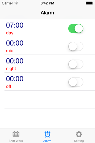 Shift worker's calendar Lite - náhled
