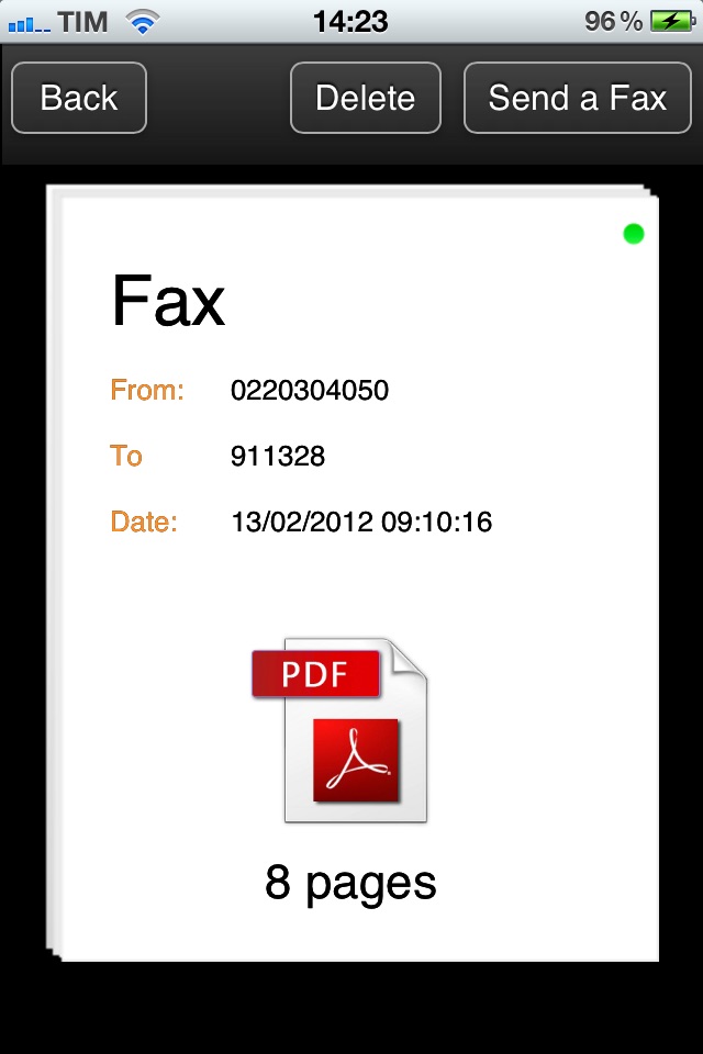 Imagicle Fax screenshot 2