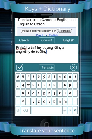 Czech Eng Dictionary + Keys screenshot 3