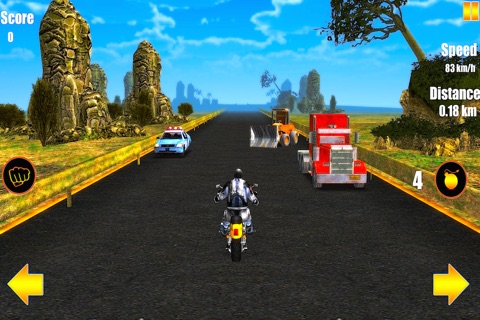 Chase The Traffic Moto screenshot 4
