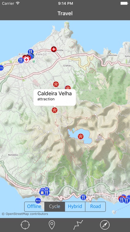 SAO MIGUEL ISLAND – GPS Travel Map Offline Navigator
