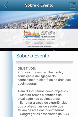X Congresso Brasileiro de Queimaduras screenshot 3