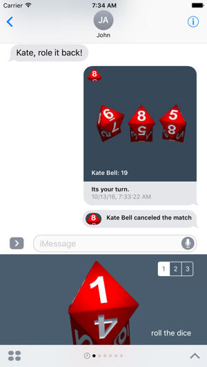 RPG D8 Role-Player Dice for iMessage(圖3)-速報App