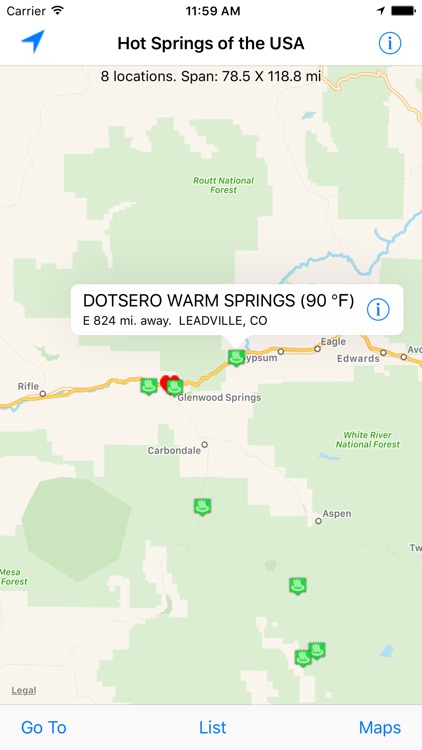 Hot Springs of the USA