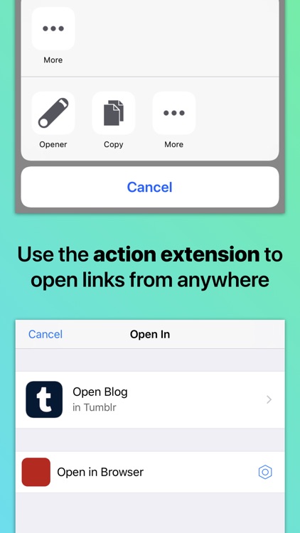 Opener ‒ open links in apps