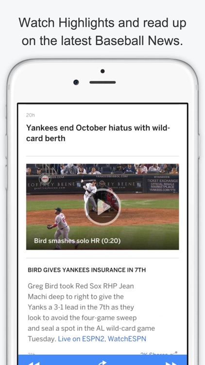 GameDay Pro Baseball Radio - Live Playoff Games, Scores, Highlights, News, Stats, and Schedules screenshot-4