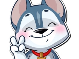 Charlie the mighty dog - Sticker for iMessage