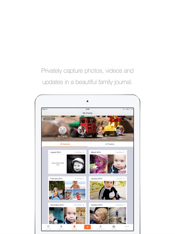 23snaps - Family Album and Private Photo Sharing screenshot