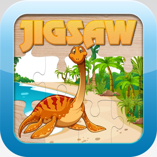 Dinosaur Jigsaw Puzzles Games - Learning Free for Kids Toddler and Preschool iOS App