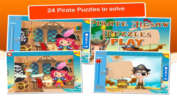 Pirate Jigsaw Puzzles: Puzzle Game for Kids screenshot-4