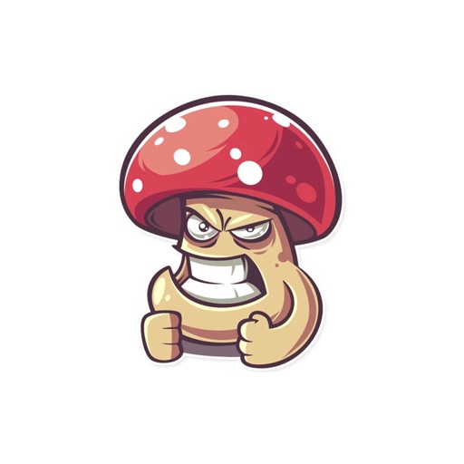 Crazy Amanita the Mushroom Sticker pack icon