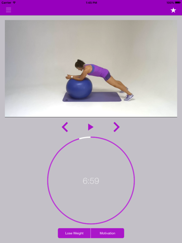 Swiss Ball Exercises Stability Fit Workout Program screenshot 2