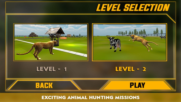Wildlife cheetah Attack simulator 3D – Chase the wild animals, hunt them in this safari adventure screenshot-3