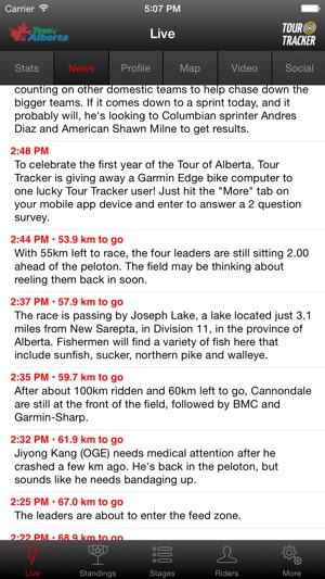 2016 Tour of Alberta Tour Tracker(圖2)-速報App