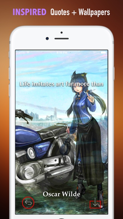 Motorcycle Girls Wallpapers HD: Quotes screenshot-4