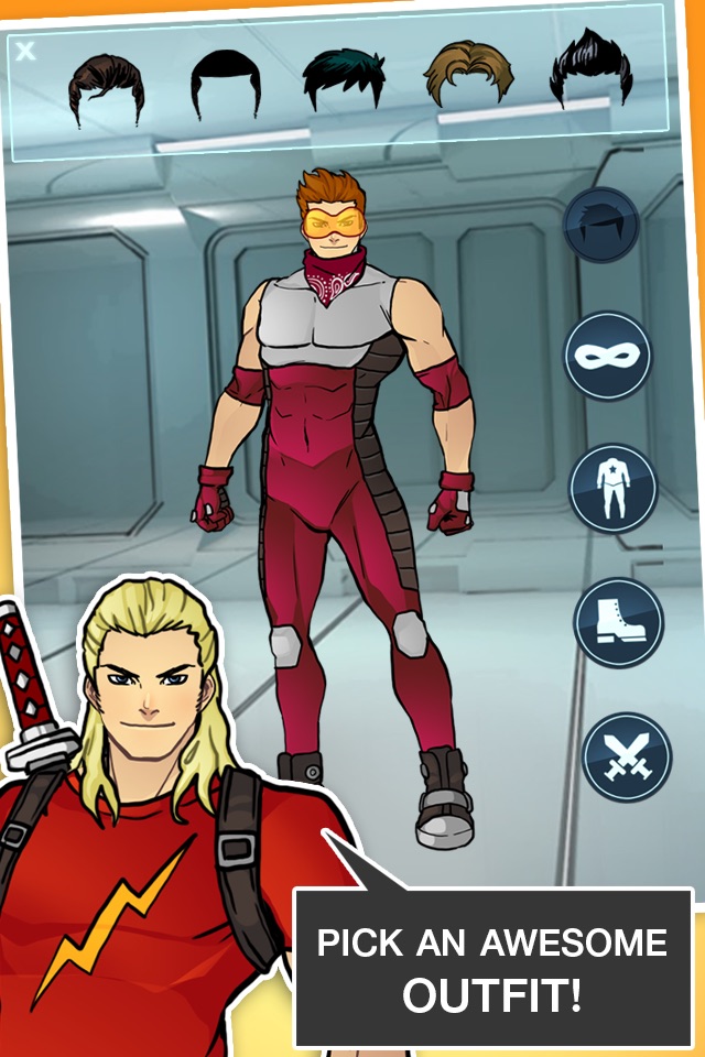 Super Hero Games - Create A Character Boys Games 2 screenshot 2