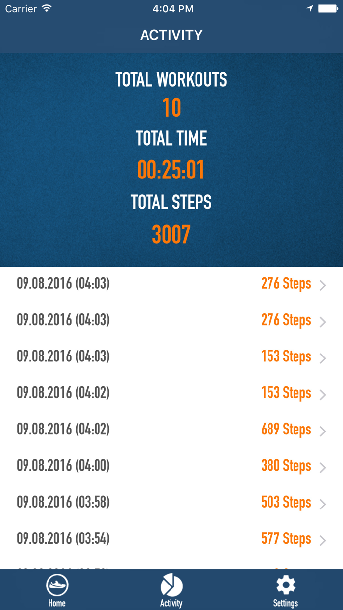 Pedometer Walking Step Counter Tracker - Walk Me 10000 Fitness Steps Workout