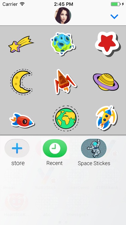 Scifi : Space Animated Sticker screenshot-3