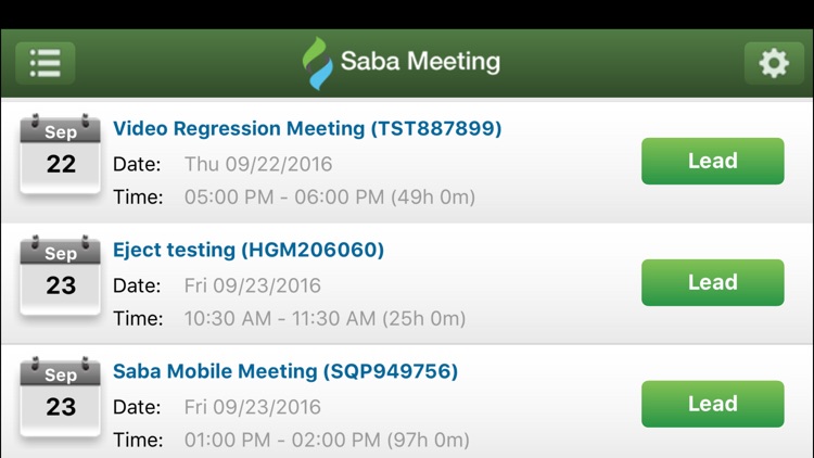 Saba Meeting