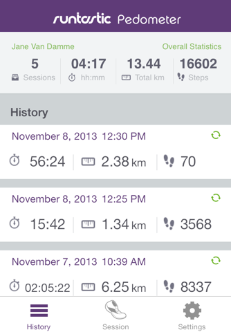 Pedometer Step Counter PRO by Runtastic screenshot 3