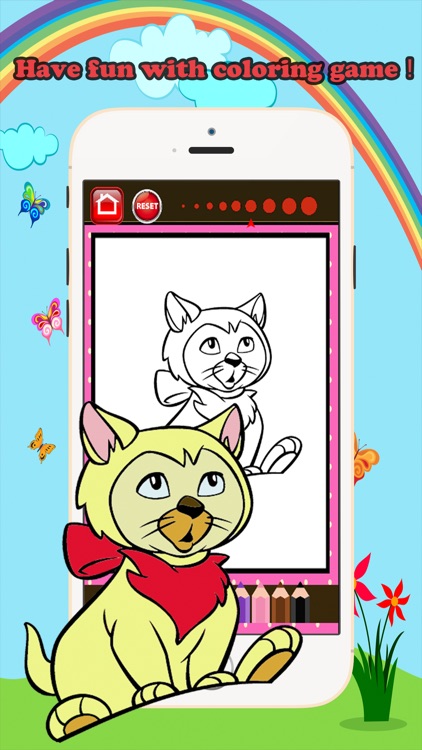 Cat Coloring Book Play Educational Toddler Games