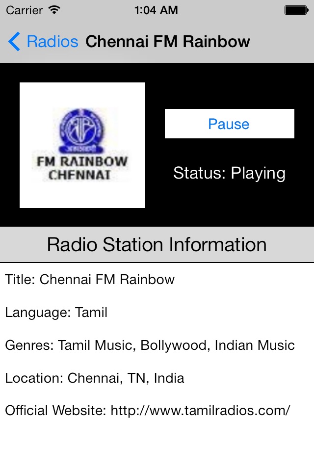India Radio Live Player (Tamil / Hindi / Indian) screenshot 4
