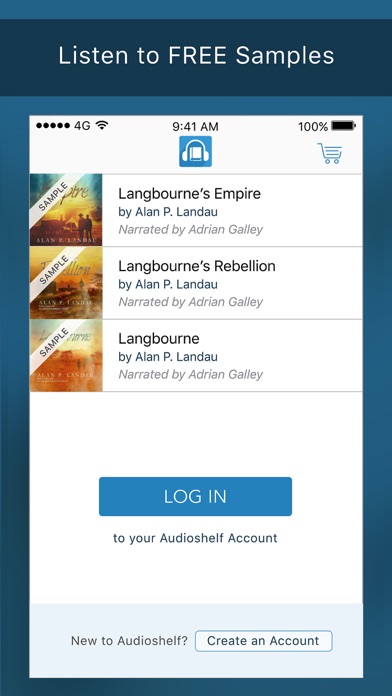 Audioshelf screenshot 2