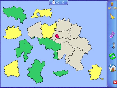 Belgium Puzzle Map screenshot 2