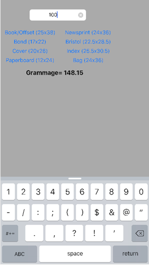 Basis Weight To Grammage(圖2)-速報App