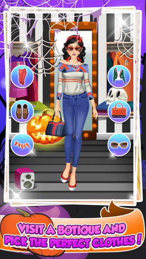 Halloween Salon Spa Make-Up Kids Games Free(圖4)-速報App