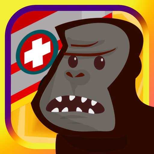 Gorilla Ambulance Rescue - Zoo Emergency Patient Delivery Game For Boys iOS App