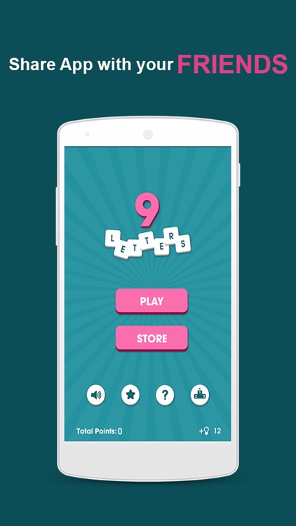 Nine Letters - A Word Puzzle Game Find the Hidden Words