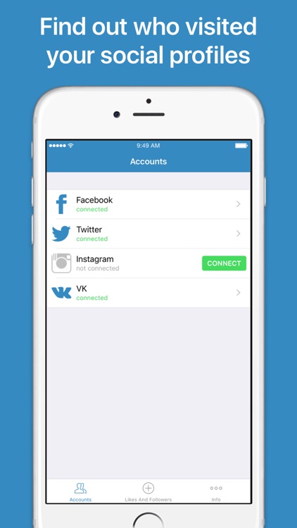 Social Spy – assistant for your social accounts