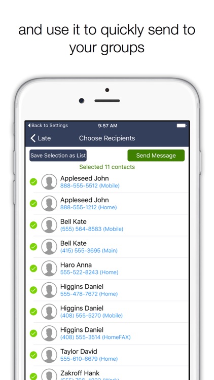 Group SMS Free - Send Text to group of contacts screenshot-3