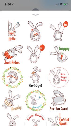 Lovely Bunny Stickers(圖2)-速報App