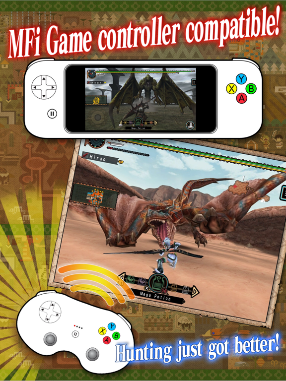 MONSTER HUNTER FREEDOM UNITE for iOS 앱스토어 스크린샷