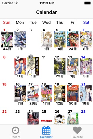 Comical - Comics calendar - screenshot 2
