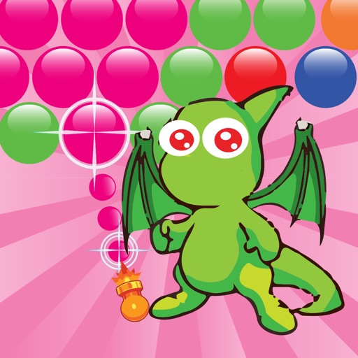 Adventure Dragon Bubble Shooter Game for Kids Icon