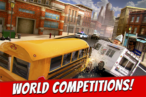 Top Bus Racing . Crazy Driving Derby Simulator Game For Free 3D screenshot 2