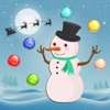 Christmas Snowman Bubble Shooter Game